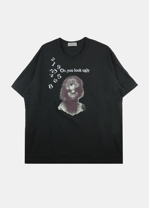YOHJI YAMAMOTO Black NEIGHBORHOOD Graphic-Print T-Shirt - NOBLEMARS