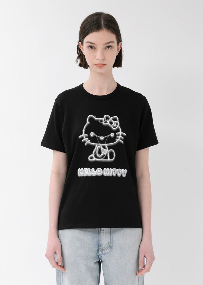 Black Hello Kitty Jersey T-Shirt