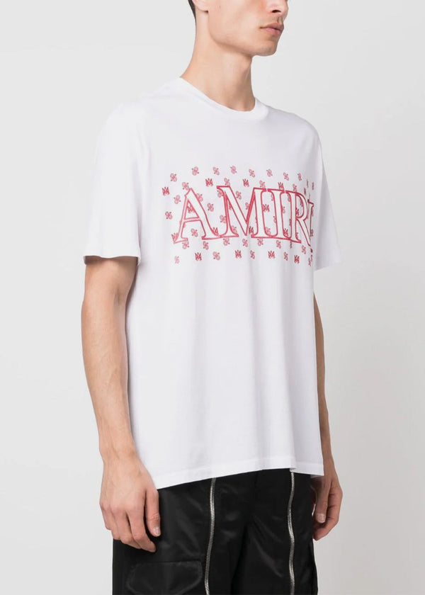 AMIRI White M.A. Paisley T-Shirt - NOBLEMARS