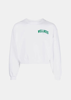 Sporty & Rich Wellness Ivy Cropped Crewneck - NOBLEMARS