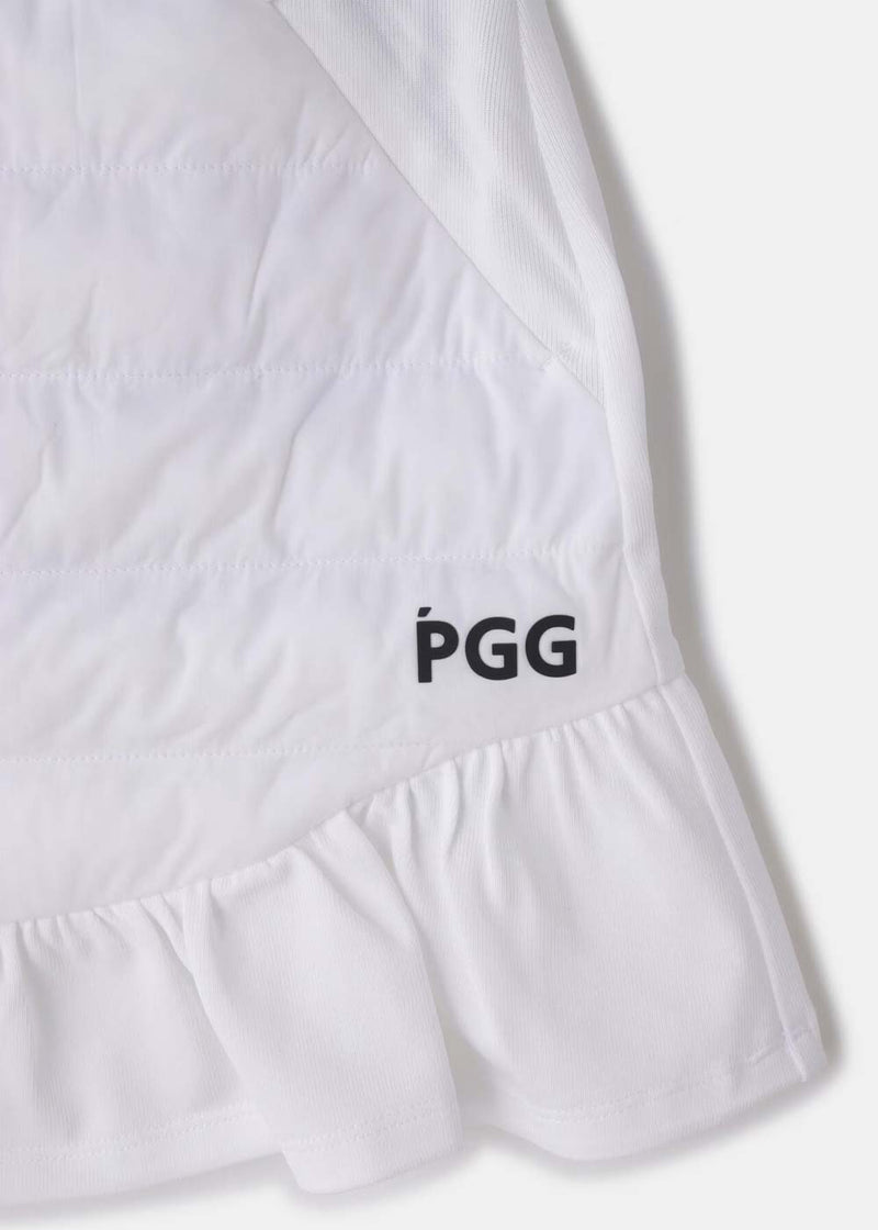 PGG White Amossa x Nylon Mechanical Stretch Taffeta Skirt - NOBLEMARS