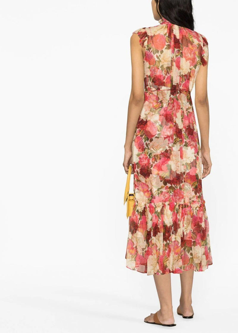 Zimmermann Red Wonderland Flutter Dress - NOBLEMARS