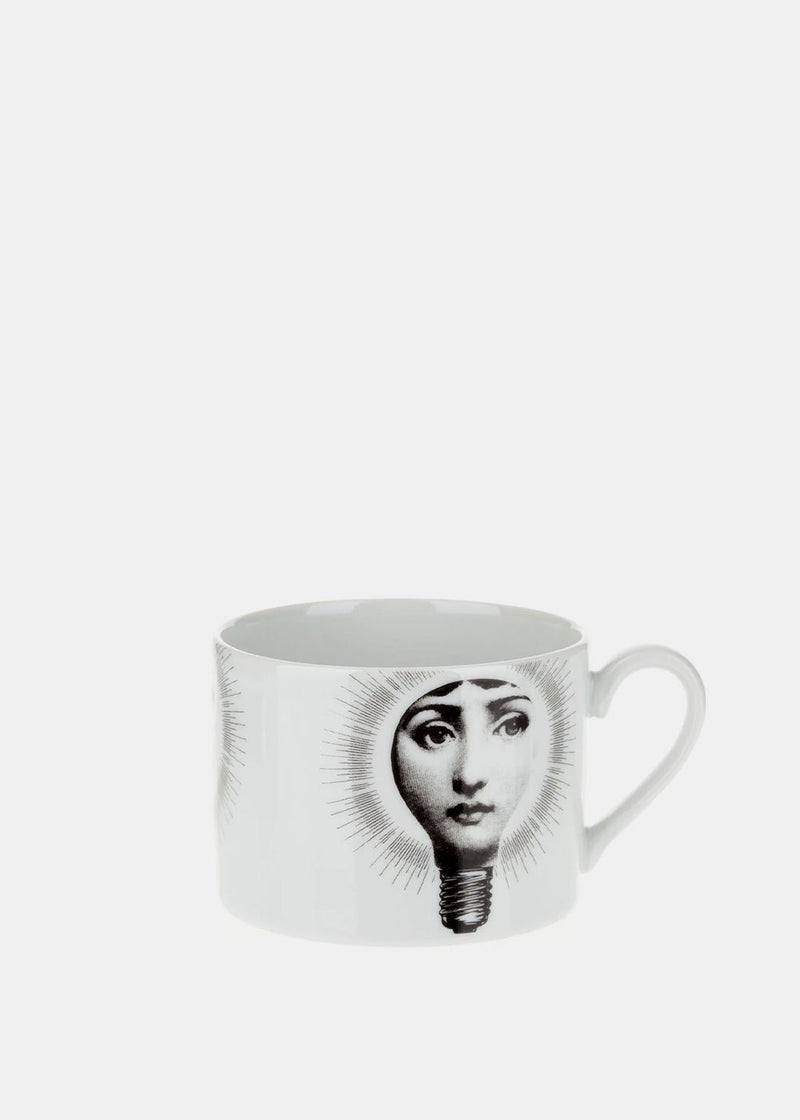 Fornasetti printed mug - White