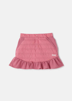 PGG Pink Amossa x Nylon Mechanical Stretch Taffeta Skirt - NOBLEMARS