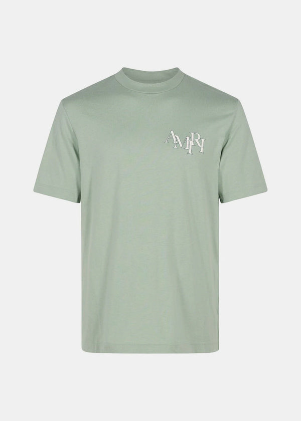 AMIRI Mint Stagger Logo T-Shirt - NOBLEMARS