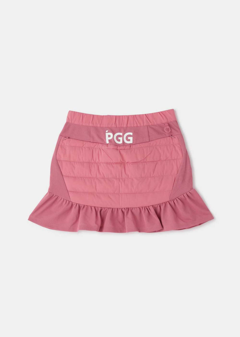 PGG Pink Amossa x Nylon Mechanical Stretch Taffeta Skirt - NOBLEMARS