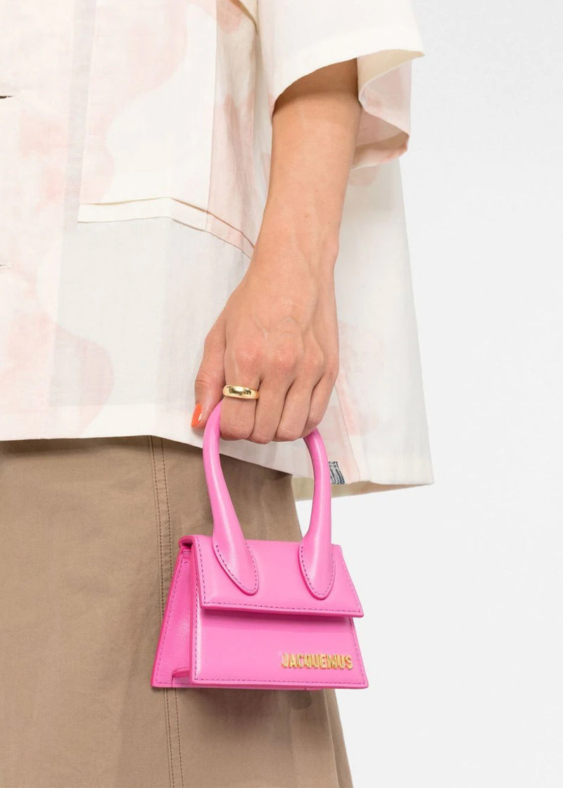 Jacquemus Pink 'Le Chiquito' Mini Bag - NOBLEMARS