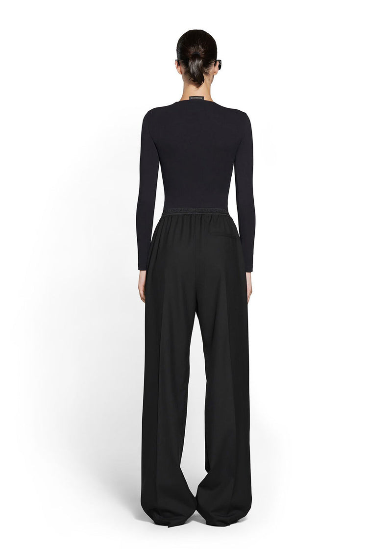 Balenciaga Black Elastic Pants - NOBLEMARS