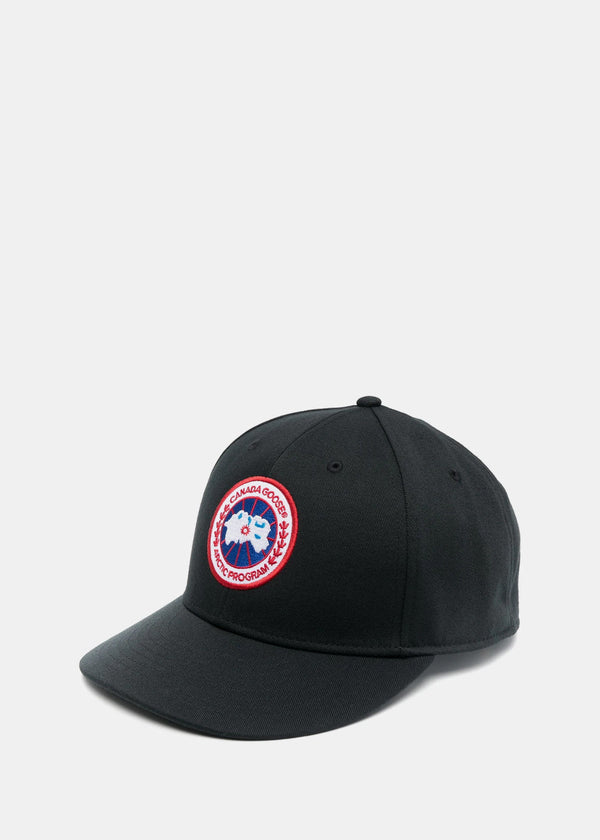 Canada Goose Black Arctic Disc Baseball Cap - NOBLEMARS