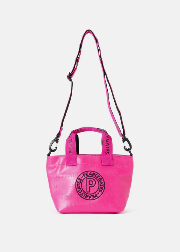 PEARLY GATES Pink Circle Logo Cart Bag - NOBLEMARS