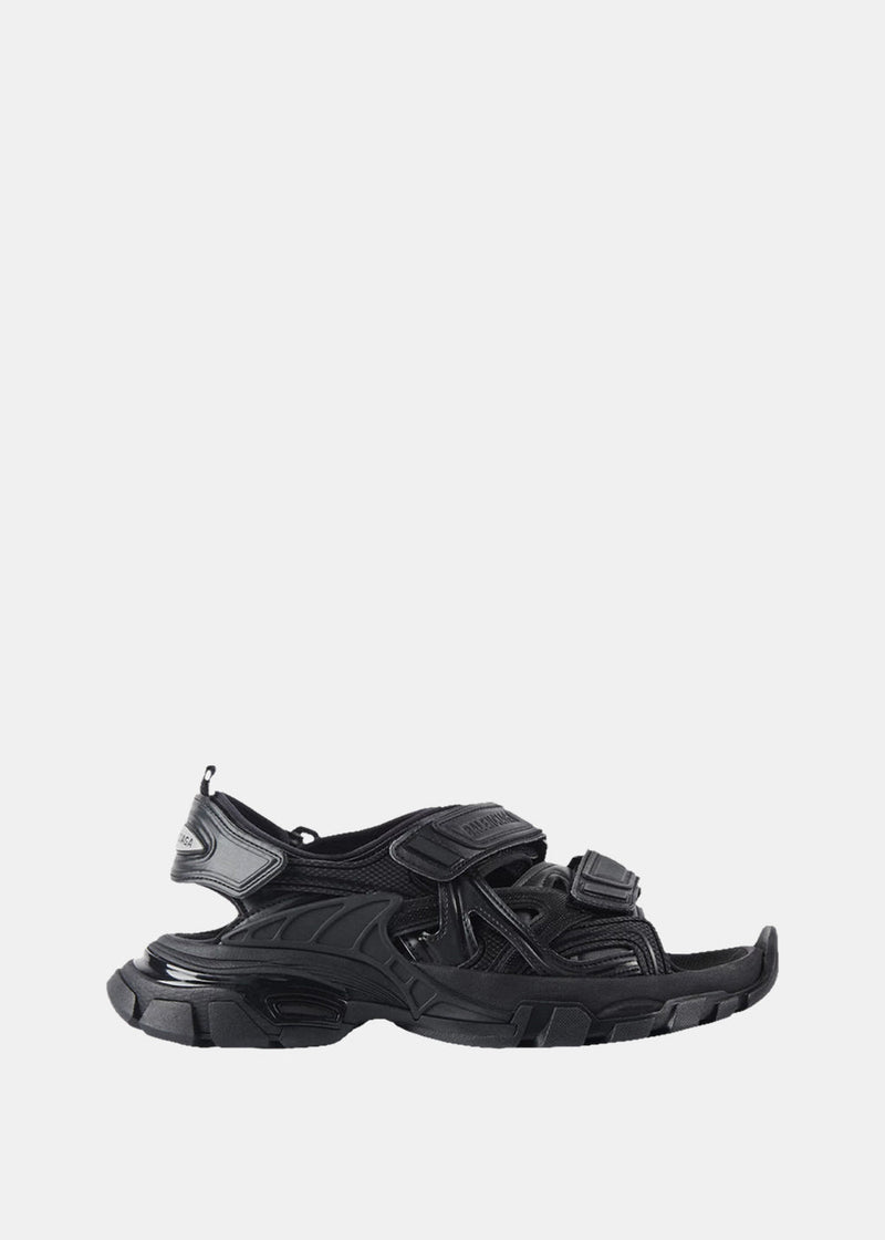 BALENCIAGA Black Track Sandals - NOBLEMARS