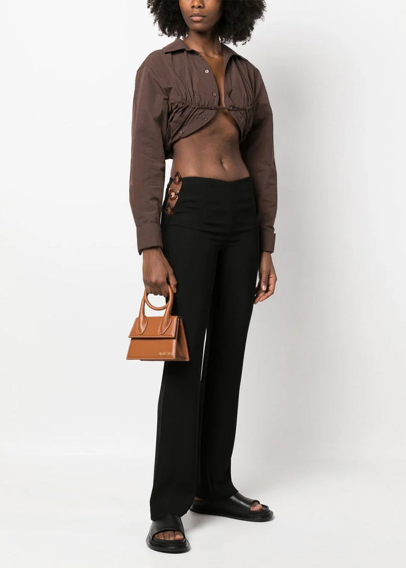 Jacquemus Dark Brown 'Le Chiquito' Bag - NOBLEMARS