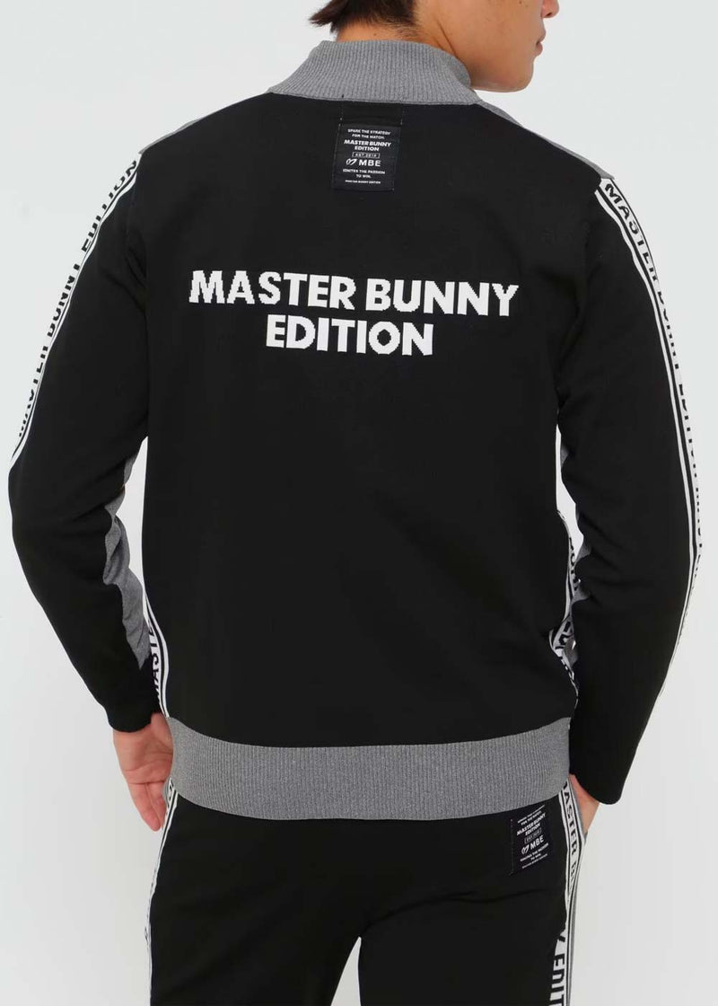 MASTER BUNNY EDITION Grey Cotton Knit Blouson - NOBLEMARS