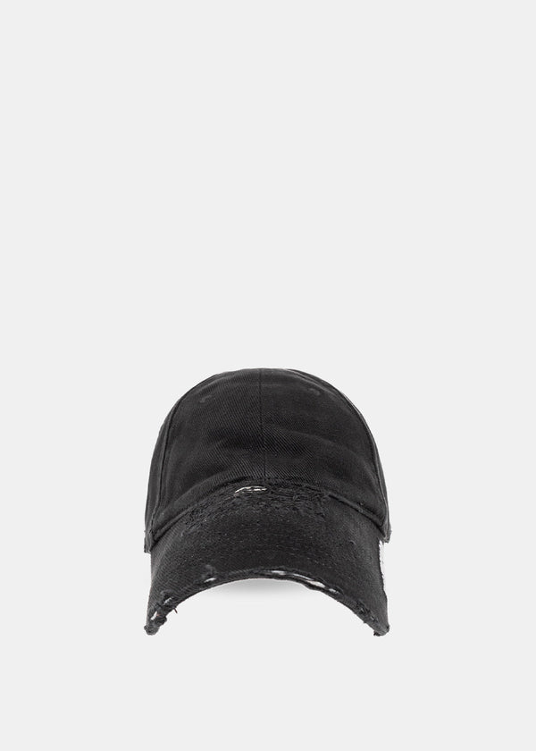 Balenciaga Black Hat Brim Cap - NOBLEMARS