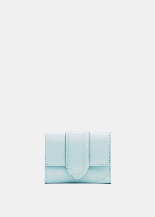 Jacquemus Blue Le Compact Bambino Folded Wallet - NOBLEMARS