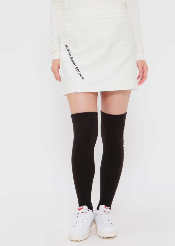 MASTER BUNNY EDITION White Dobby Karze Soft Tumbler Stretch Skirt - NOBLEMARS