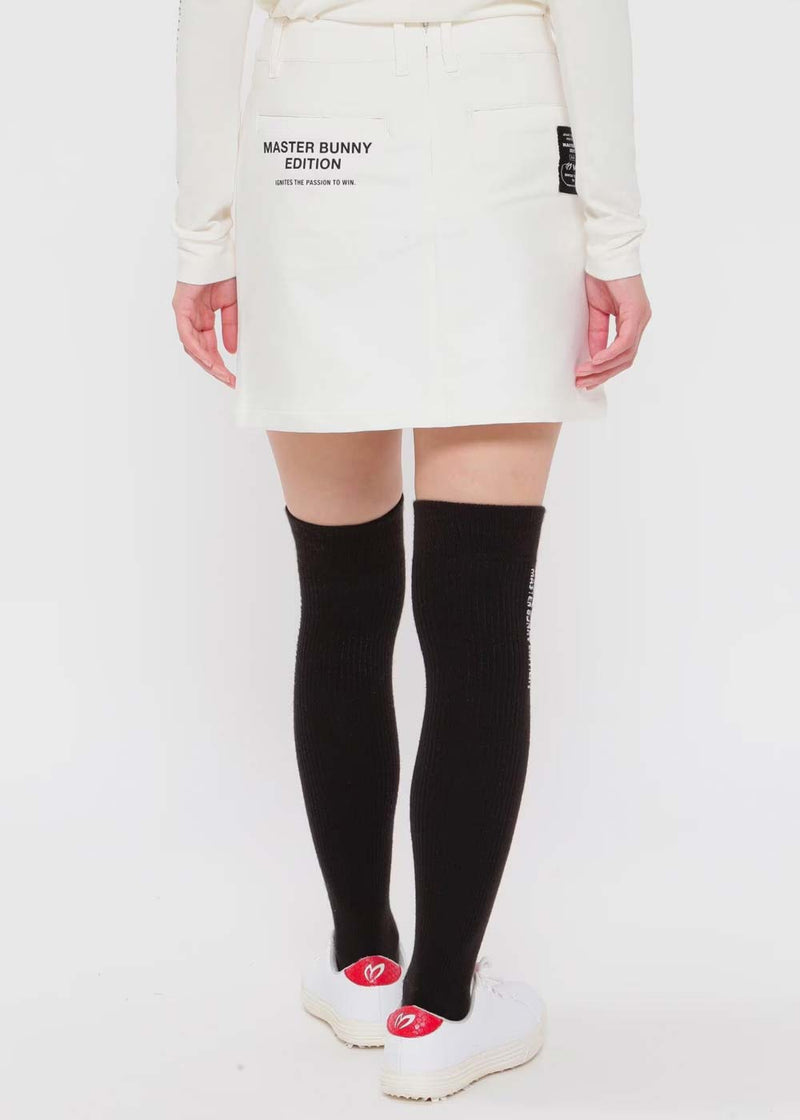 MASTER BUNNY EDITION White Dobby Karze Soft Tumbler Stretch Skirt - NOBLEMARS