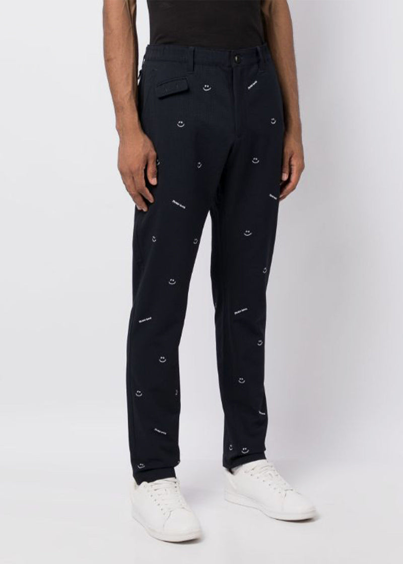 PEARLY GATES Navy Pinstriped Pants - NOBLEMARS