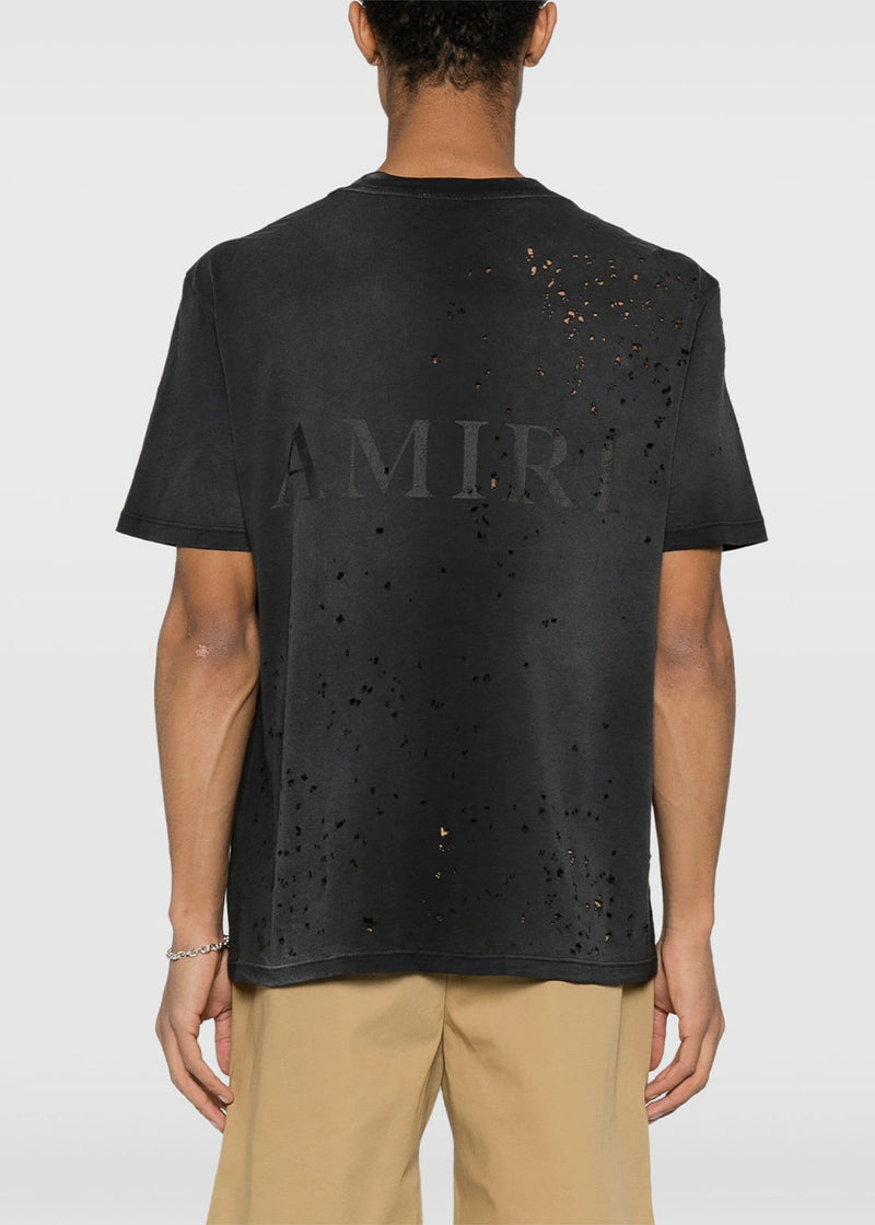 AMIRI Black MA Logo Shotgun T-Shirt - NOBLEMARS