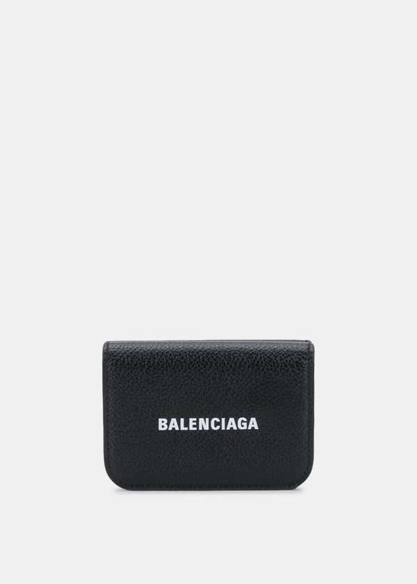 Balenciaga Black Cash Mini Wallet - NOBLEMARS