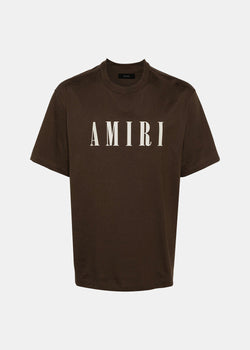 AMIRI Brown Amiri Core Logo T-Shirt - NOBLEMARS