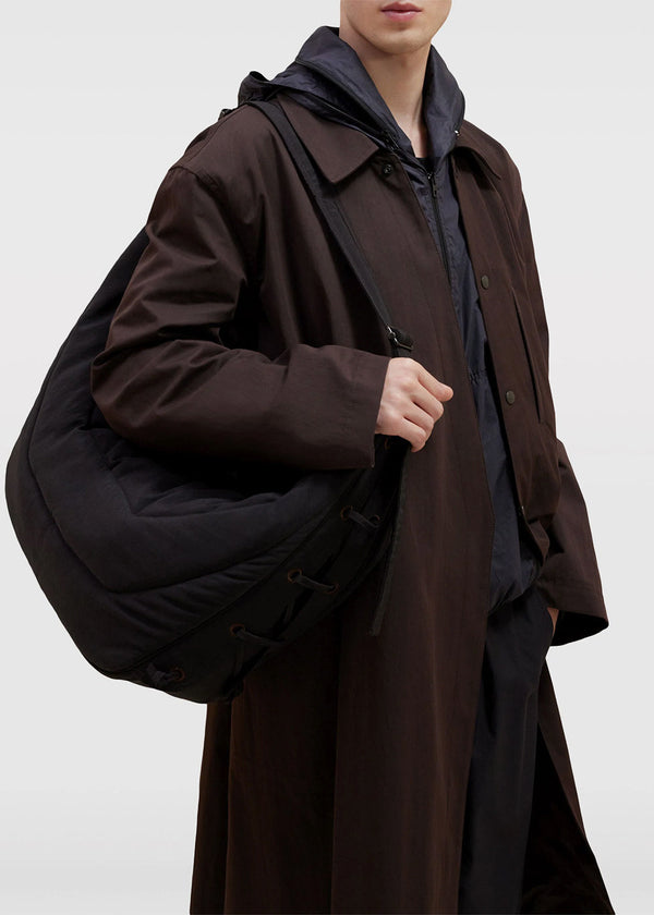 LEMAIRE Dark Chocolate Large Soft Game Bag - NOBLEMARS