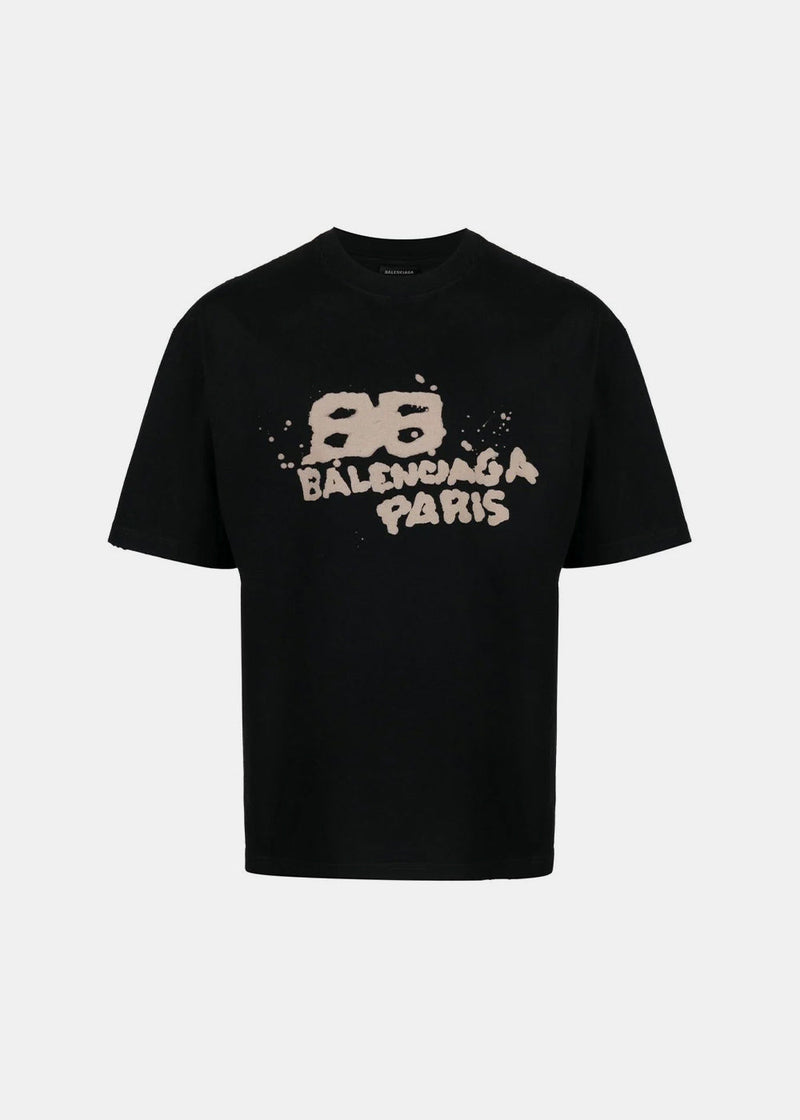 Balenciaga Black Maison Balenciaga Oversized T-Shirt - NOBLEMARS