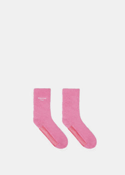 Team Wang Pink Stay For The Night Fuzzy Floor Socks (Pre-Order)