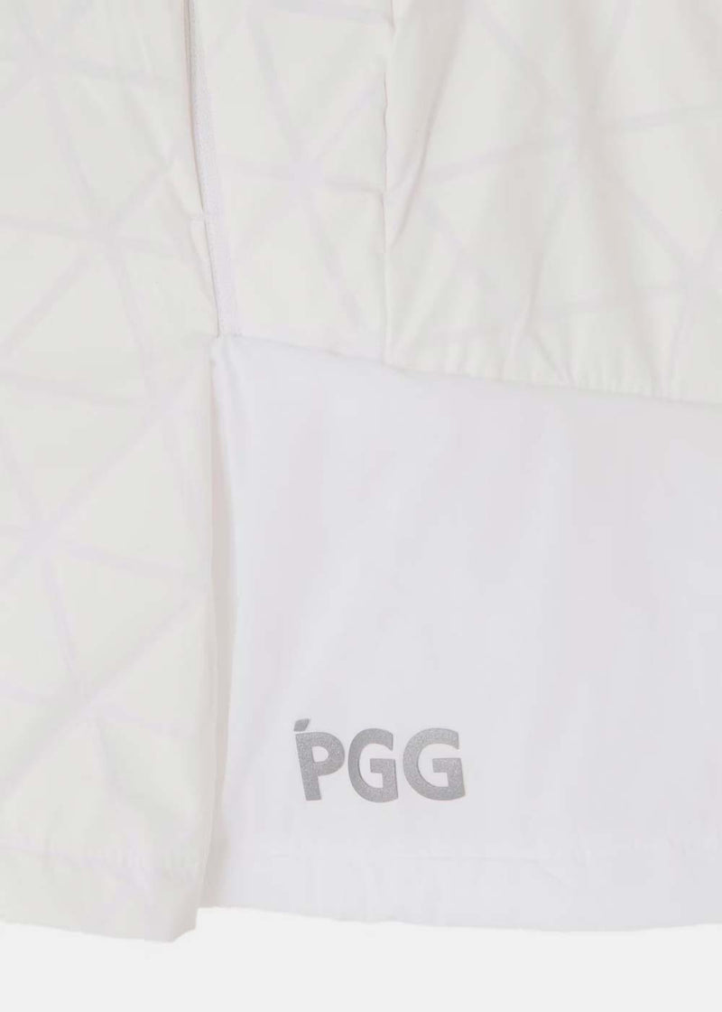 PGG White Nylon Stretch Taffeta X OCTA Skirt - NOBLEMARS