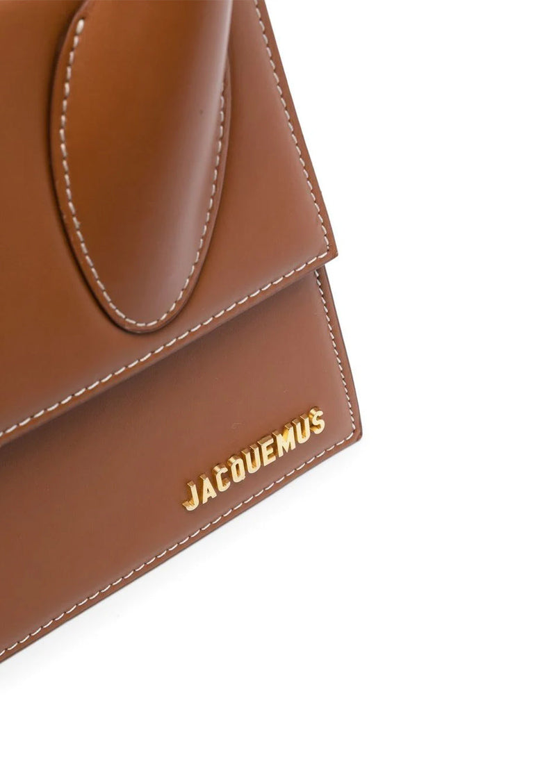 Jacquemus Light Brown Leather Le Grand Chiquito with Strap