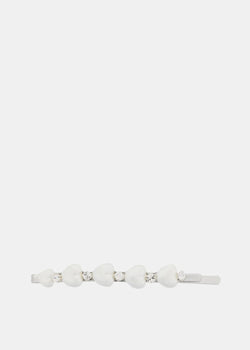 Simone Rocha Pearl Heart Hair Clip - NOBLEMARS