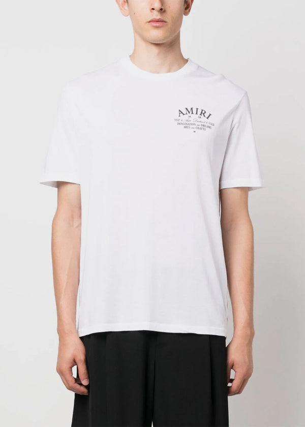 AMIRI White Amiri Arts District T-Shirt - NOBLEMARS