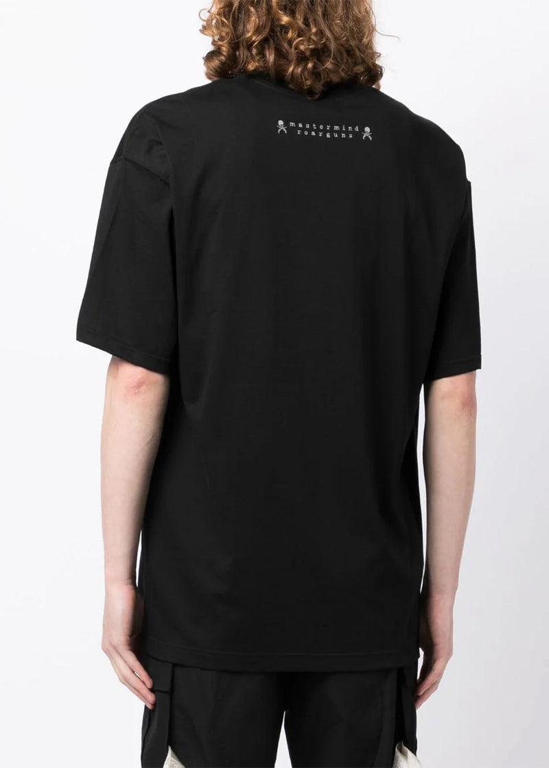 Mastermind World Black Logo-Print T-Shirt - NOBLEMARS
