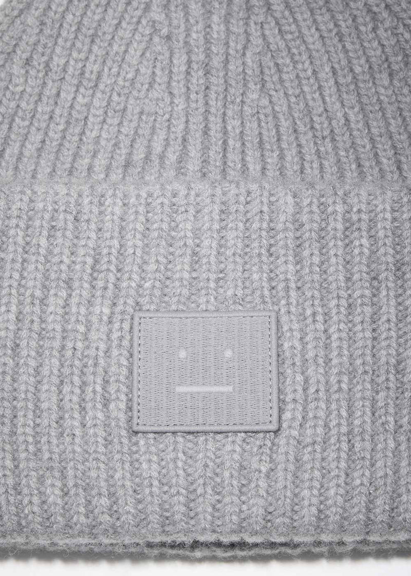 Acne Studios Grey Knit Beanie - NOBLEMARS