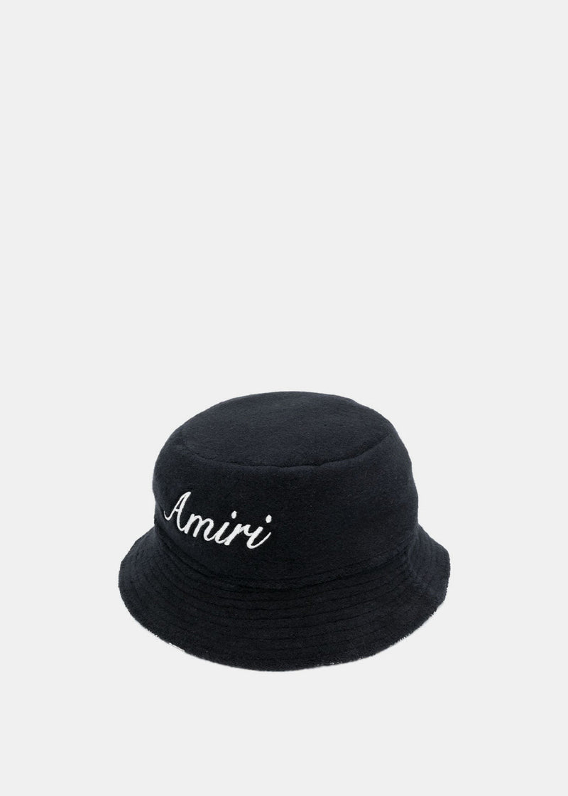 AMIRI Black Bandana Reversible Bucket Hat - NOBLEMARS
