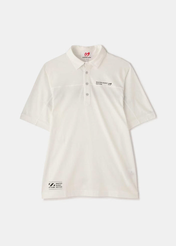 MASTER BUNNY EDITION White Coolmax Eco Seersucker Birdseye Polo Shirt - NOBLEMARS