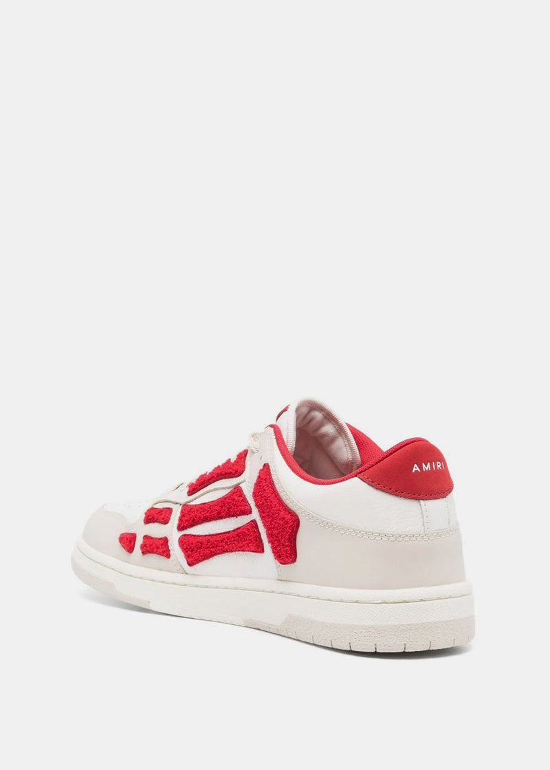 Balenciaga White & Red Track Sneakers - NOBLEMARS