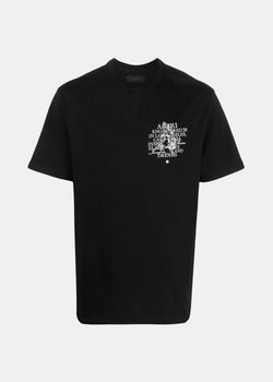 Amiri Black Graphic-Print T-shirt - NOBLEMARS