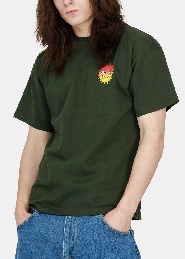 Rassvet Dark Green Graphic Print T-Shirt - NOBLEMARS
