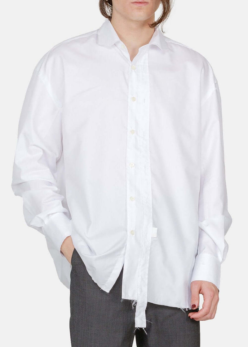 ADER error White Distressed Shirt - NOBLEMARS
