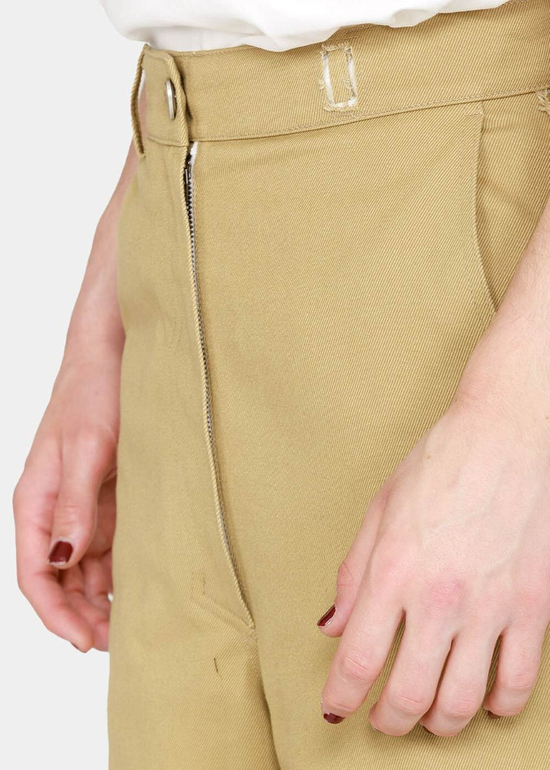 ADER error Beige Straight Pants - NOBLEMARS
