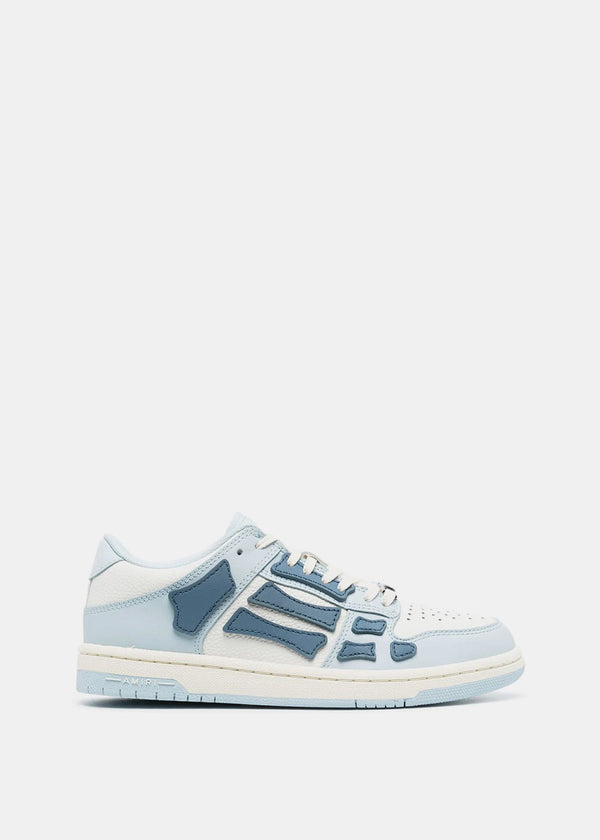Amiri Blue & White Skel Top Low Sneakers - NOBLEMARS