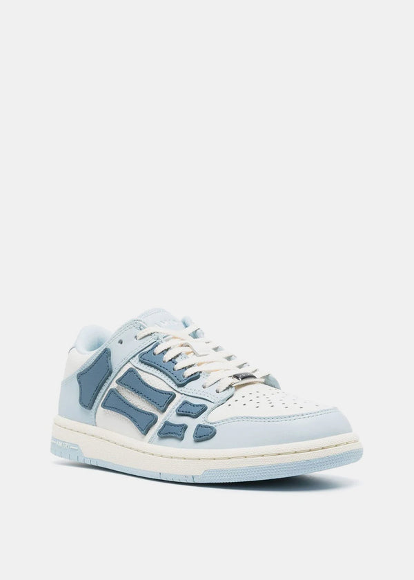 Amiri Blue & White Skel Top Low Sneakers - NOBLEMARS