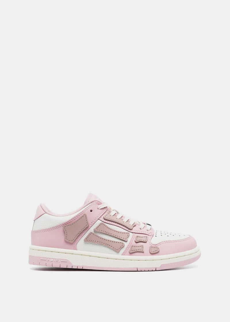 Amiri Pink & White Skel Top Low Sneakers - NOBLEMARS