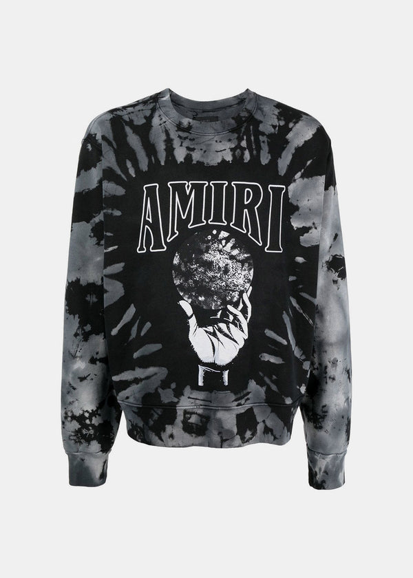Amiri Black Crystal Ball Tie-Dye Sweatshirt - NOBLEMARS