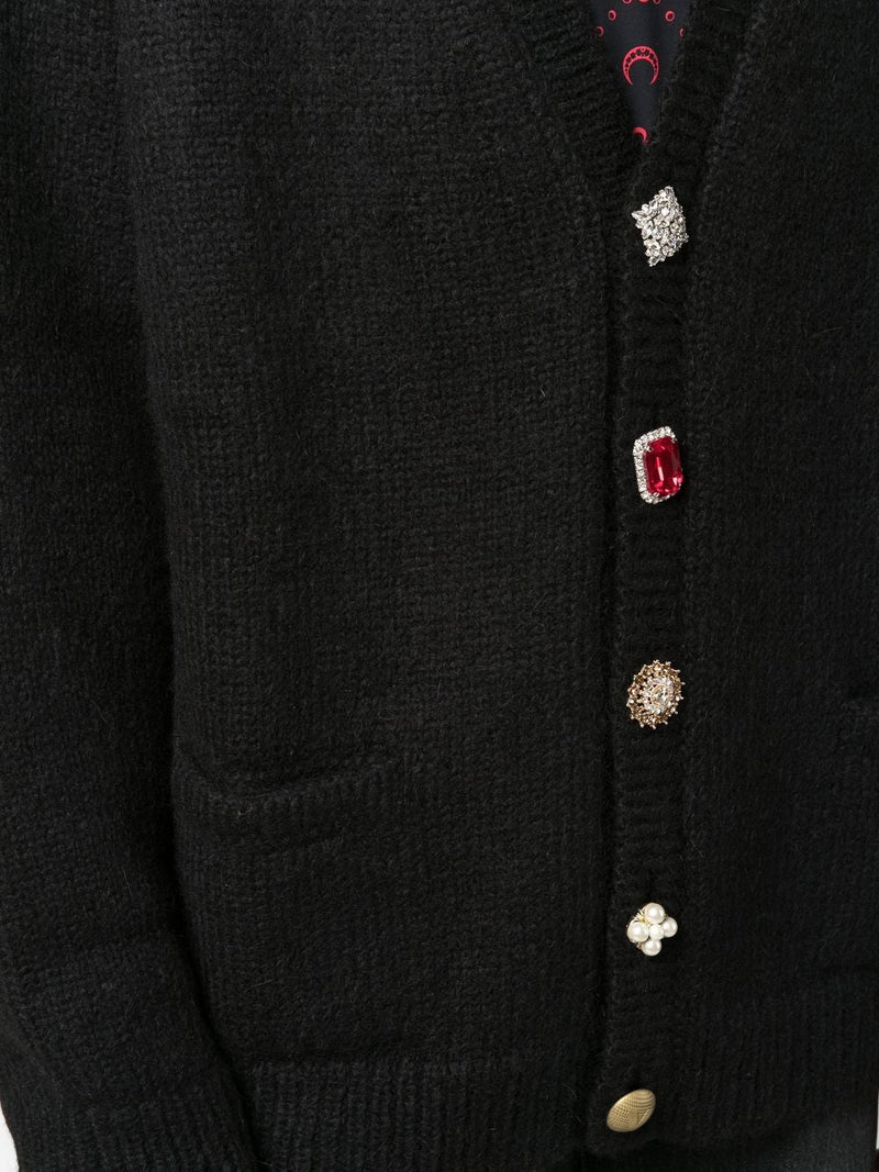 VETEMENTS UNISEX FANCY BUTTON KNITTED CARDIGAN