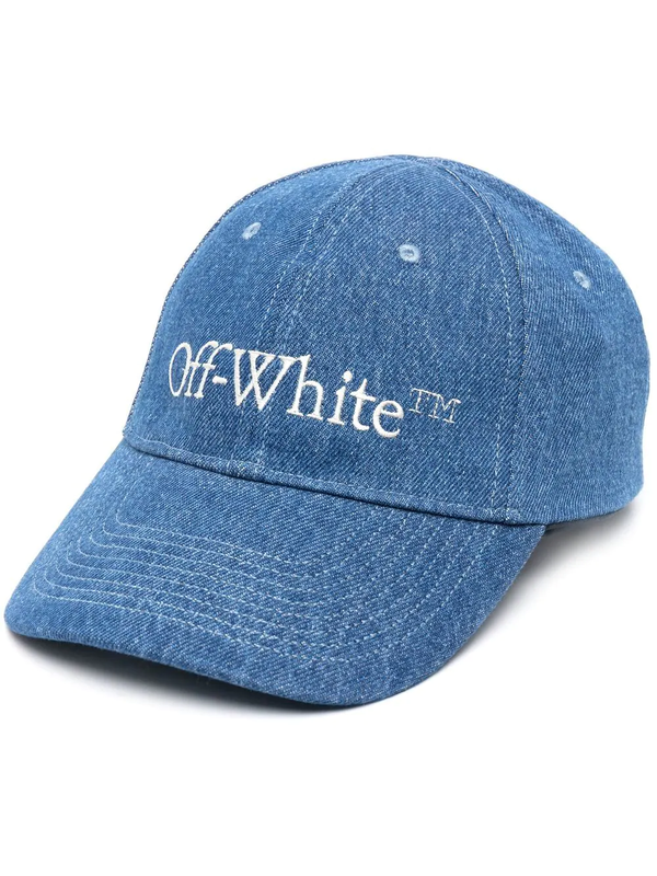 OFF-WHITE WOMEN DEN LOGO BOOKISH BASEBALL CAP