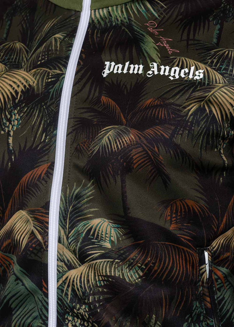 Palm Angels Green Jungle Classic Track Jacket - NOBLEMARS