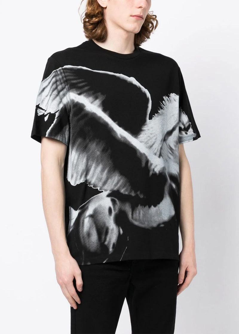 Amiri Black Pegasus Graphic-Print T-shirt - NOBLEMARS