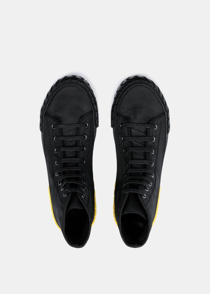 Both Black Tyres Heel High-Top Sneakers - NOBLEMARS